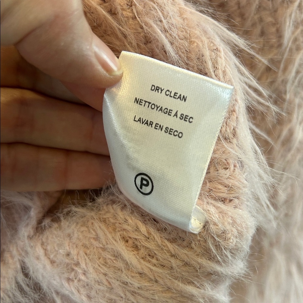 Velvet By Graham & Spencer Maylie Feather Yarn Sweater Pink - Picture 8 of 12